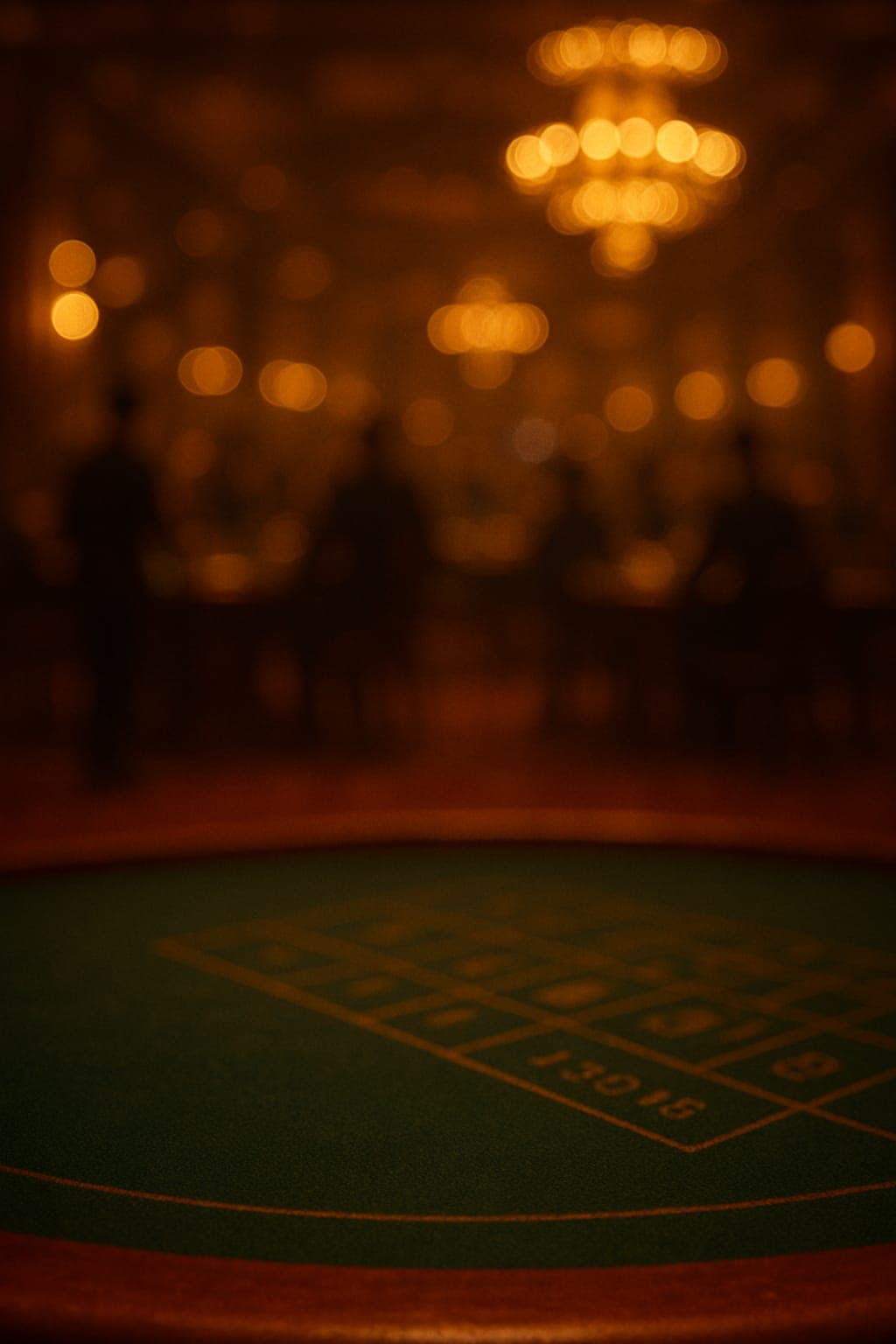 Roulette table background